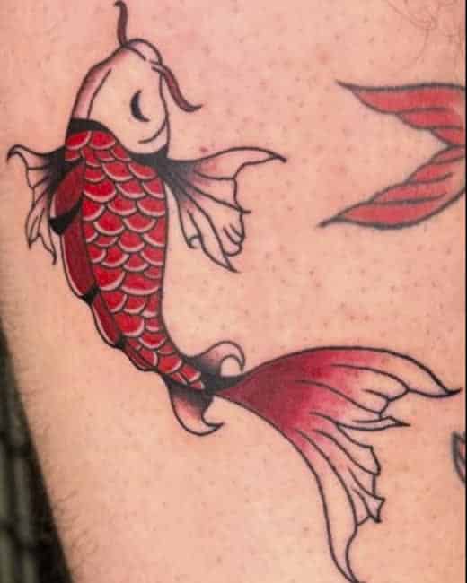Koi, traditional color, by an Ink Different Apprentice